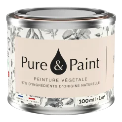 Peinture végétale velouté Plumetis 100ML - Pure & Paint
