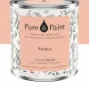 Peinture végétale velouté Roséus 0,5L - Pure & Paint