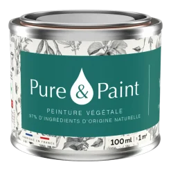 Peinture végétale velouté Yucatan 100ML - Pure & Paint