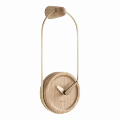 Pendule en chêne et laiton Micro Eslabón - Nomon