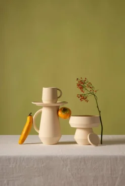 Petite assiette en céramique jaune Unison - Schneid Studio