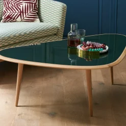Petite table basse en chêne brut Fifties - RED Edition
