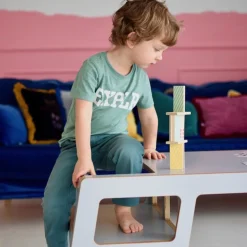 Petite table naturelle double Flex - Nuki Shop