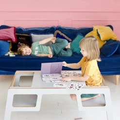 Petite table naturelle double Flex - Nuki Shop