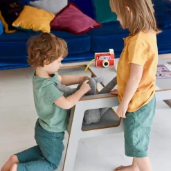 Petite table naturelle double Flex - Nuki Shop