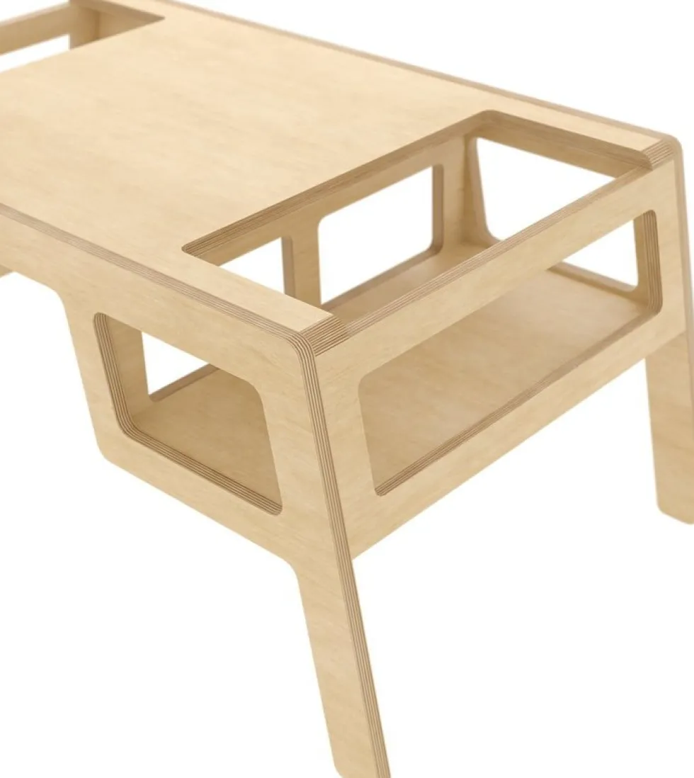 Petite table naturelle double Flex - Nuki Shop