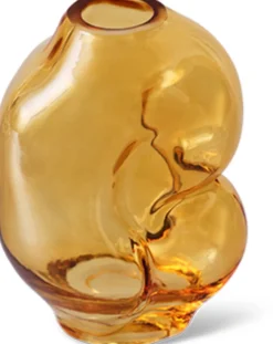 Petit vase en verre Gleam Amber - HKLIVING