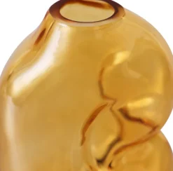 Petit vase en verre Gleam Amber - HKLIVING