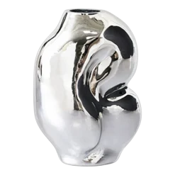 Petit vase en verre Gleam Chrome - HKLIVING