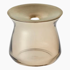 Petit vase en verre marron Luna - Kinto