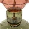 Pied de lampe en vert soufflé vert et marsala 59,5cm Josephine - Versmissen