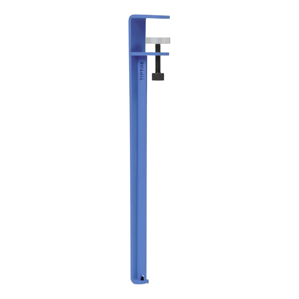 pied de table en acier bleu azur 43 cm - TIPTOE