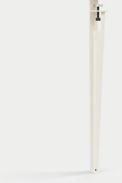 Pied d'extérieur en acier blanc crème 75 cm Midi - TIPTOE