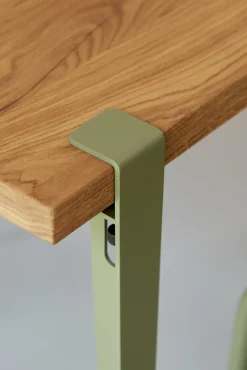 Pied d'extérieur en acier kaki 75 cm Midi - TIPTOE