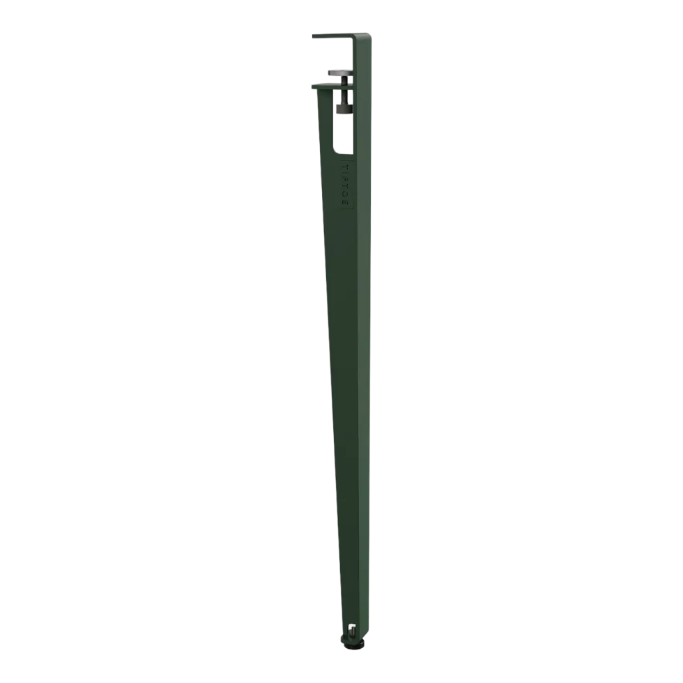 Pied d'extérieur en acier vert sapin 75 cm Midi - TIPTOE