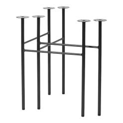 2 Pieds de table noirs W68 Mingle - Ferm Living
