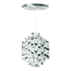 Plafonnier argenté Spiral SP1 - Verpan