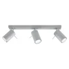 Plafonnieren acier gris 45x6x16cm Ring 3 - Sollux