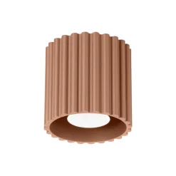 Plafonnier en aluminium moka 10 cm Aura 1 - Sollux