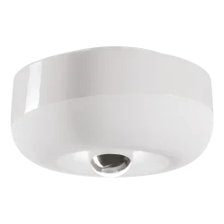 Plafonnier en céramique blanc 27,5cm Bellota - Ferroluce