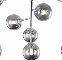 Plafonnier en métal chromé 60 cm Dallas - Maytoni