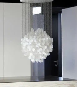 Plafonnier en métal chromé Fun 4DM - Verpan