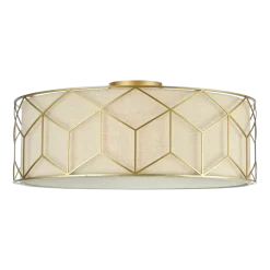 Plafonnier en métal doré 57 cm Messina - Maytoni