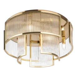 Plafonnier en métal doré 28,2x55,4cm Frame - Maytoni
