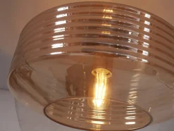 Plafonnier en verre ambre 35cm Verona - It's about Romi