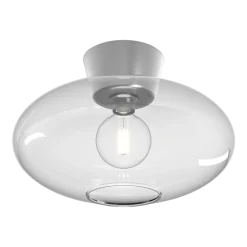 Plafonnier en verre clair Ø38 Bullo XL - Belid
