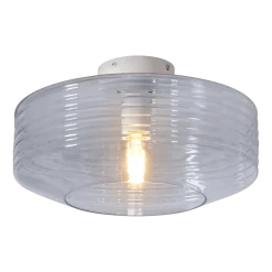 Plafonnier en verre clair 35cm Verona - It's about Romi