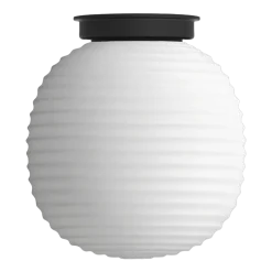 Plafonnier en verre opal blanc 20cm Lantern - New Works