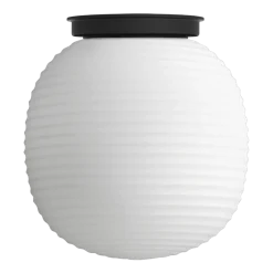 Plafonnier en verre opal blanc 30cm Lantern - New Works
