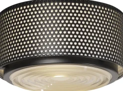 Plafonnier G13 Medium Noir Pierre Guariche - Sammode