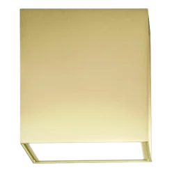 Plafonnier laiton 15 x 15 cm Three - Panzeri
