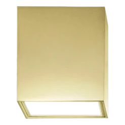 Plafonnier laiton 11 x 11 cm Three - Panzeri