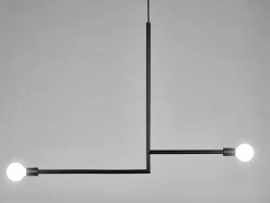 Plafonnier noir en métal 110 x 80 cm KVG nr.08 - Serax