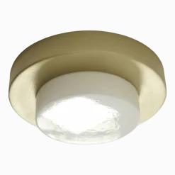 Plafonnier pour salle de bain doré Lia IP44 - ENOstudio
