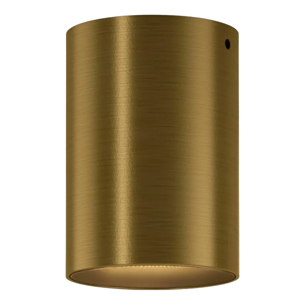 Plafonnier semi-encastré en métal bronze Carl - Panzeri