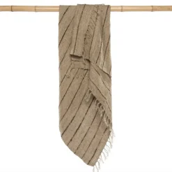 Plaid beige et noir S'il Vous Plaid - Bazar Bizar
