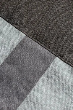 Plaid en textile recyclé bleu 195x140cm Klod - EMKO