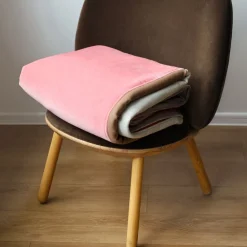 Plaid en textile recyclé marron 195x140cm Klod - EMKO