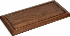 Planche à découper rectangulaire en bois de frêne carbonisé 48 x 24 cm - Serax
