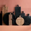 Planche à découper ronde en teck - HKliving