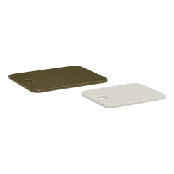 Planches en céramique Amare Sand/Olive (lot de 2) - Hübsch