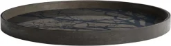 Plateau en bois rond Black Tree L - Ethnicraft