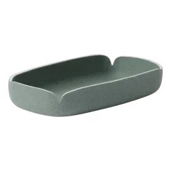 Plateau en fibres recyclées vert dusty 28x15,5cm Restore - Muuto
