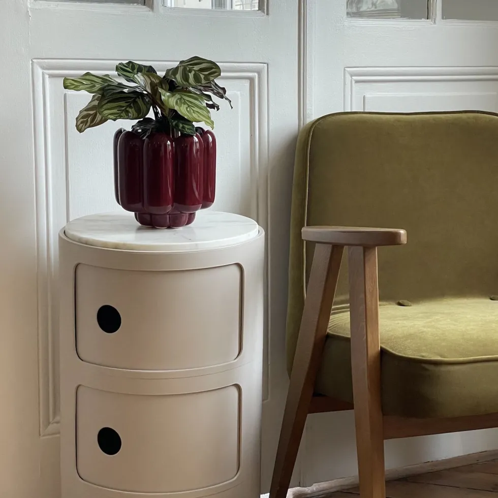 Plateau en marbre blanc pour Componibili 30 cm - The Cool Republic