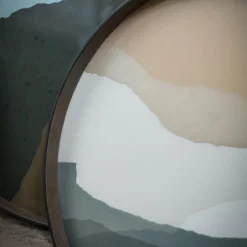 Plateau en verre rond Sand Wabi Sabi S - Ethnicraft Accessories