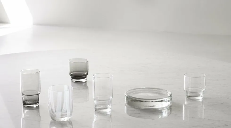 Plateau en verre transparent Glass - Normann Copenhagen